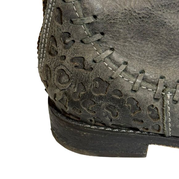 Corral Indie Spirit Black Leather Boots 7.5 Exclusively For Buckle Boho Western - Picture 4 of 12